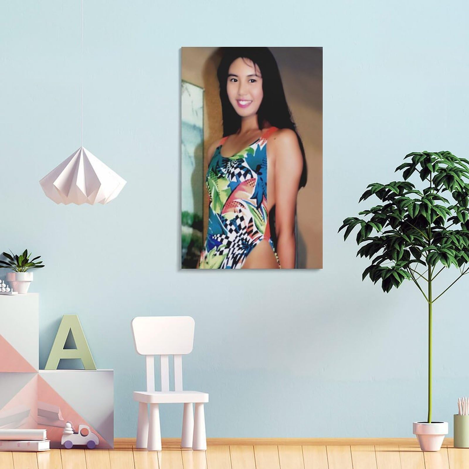 Amazon.co.jp: 松嶋菜々子下着セクシー写真ポスター キャンバス